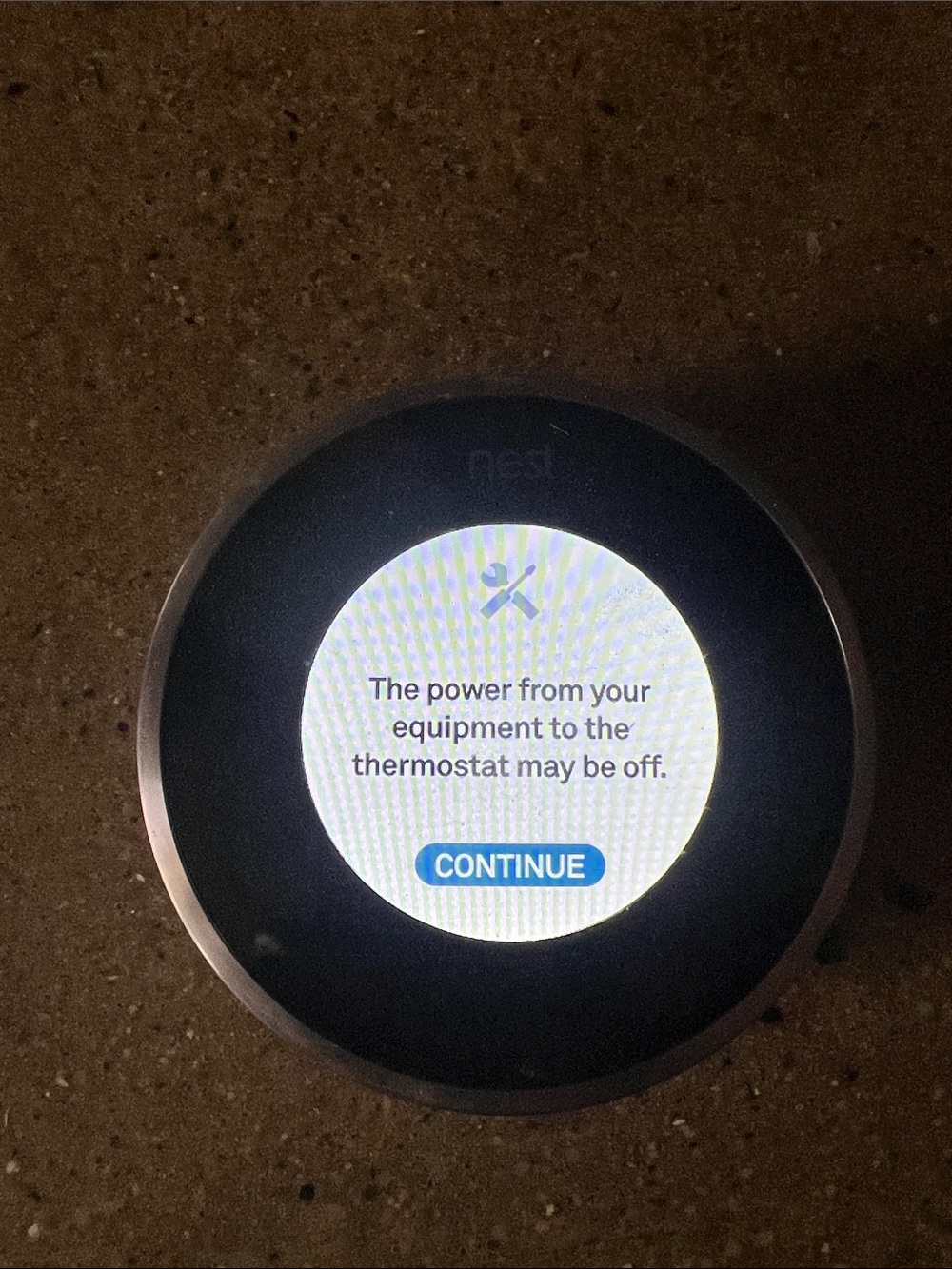 NEST Smart Thermostat - Black and Silver